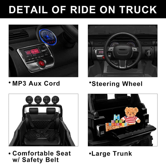 ride on parental remote outdoor out mp3 LED lights kids free shipping electric remote car electric children beautiful