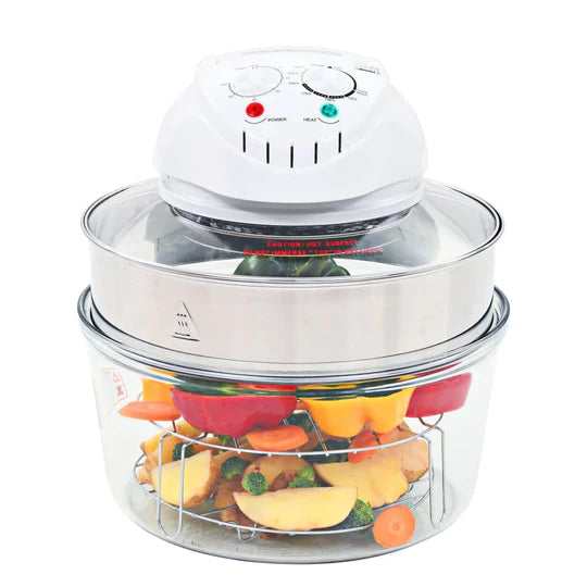 quicker prepare pot pan oven lighter light kitchen healthy healthful halogen glass food faster easy easier convection bowl