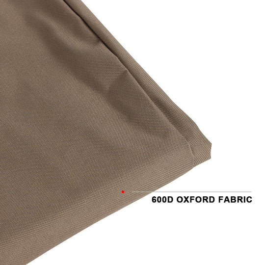 water UV swing sun strong snow resistant rain outside outdoor hot heavy duty fabric exterior double cover cold chair canvas brown beige all weather
