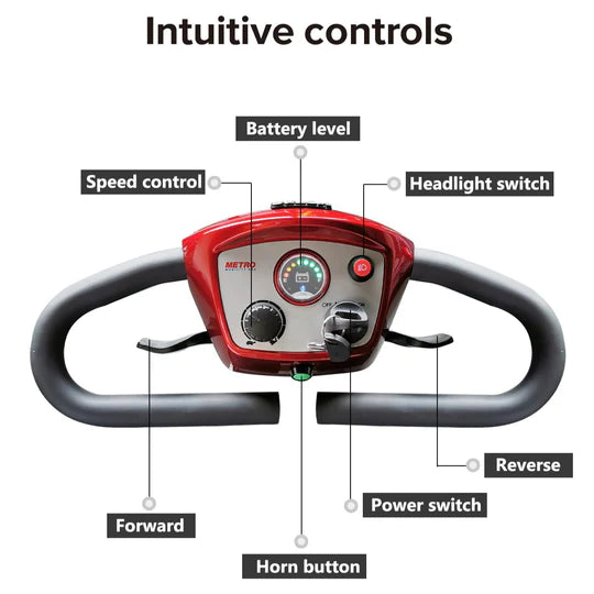 scooter  mobility  long range  four wheels  electric  battery