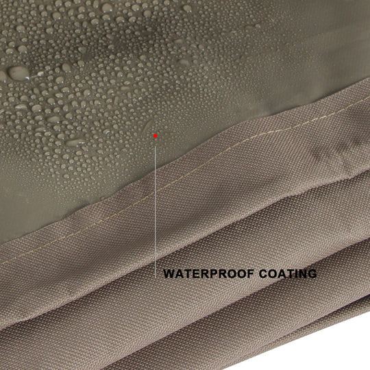 water UV swing sun strong snow resistant rain outside outdoor hot heavy duty fabric exterior double cover cold chair canvas brown beige all weather
