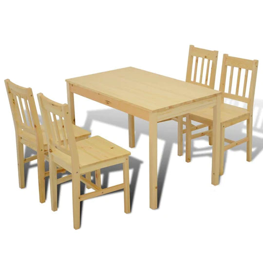 work wood color wood white table strong stained set real plain pine neutral natural kitchen home office home great good glossy furniture four dinning desk color clean chairs budget affordable 4