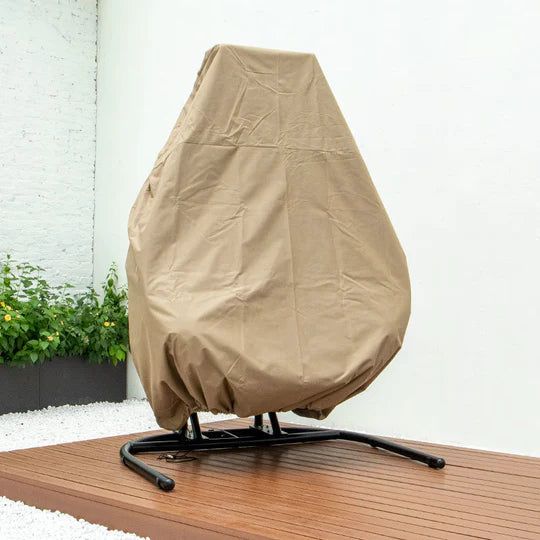 water UV swing sun strong snow resistant rain outside outdoor hot heavy duty fabric exterior double cover cold chair canvas brown beige all weather