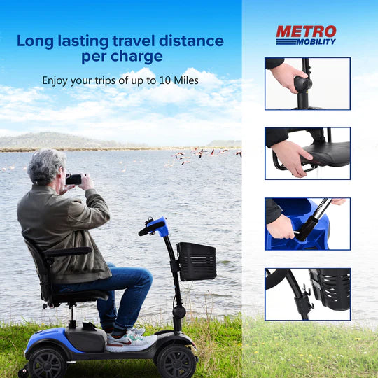 transportation strong speed control shield secure scooter safety safe pneumatic tires person people non-pneumatic mobility miles long range ill groceries front electric elderly battery basket anti-tilt