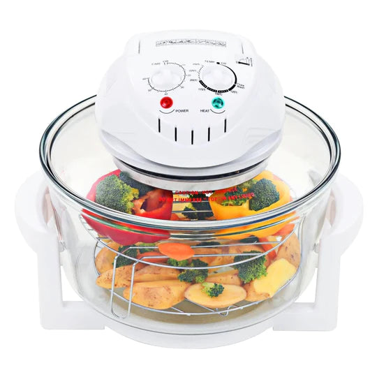 quicker prepare pot pan oven lighter light kitchen healthy healthful halogen glass food faster easy easier convection bowl