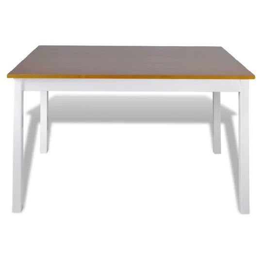 wood white table strong set real plain pine kitchen great good glossy furniture four dinning clean chairs budget affordable 4