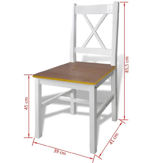 wood white table strong set real plain pine kitchen great good glossy furniture four dinning clean chairs budget affordable 4