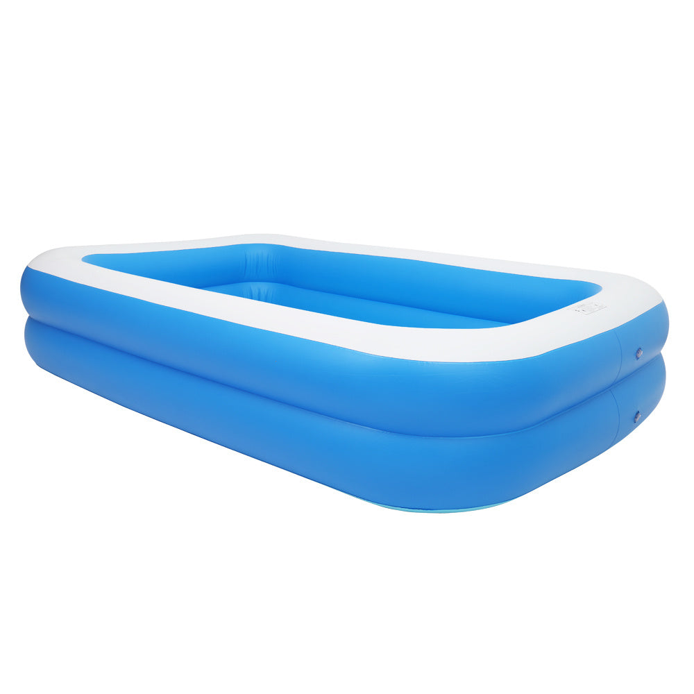 blue PVC cuboid with wall thickness of 0.3mm for inflatable swimming pool - Home Brains And Brawn