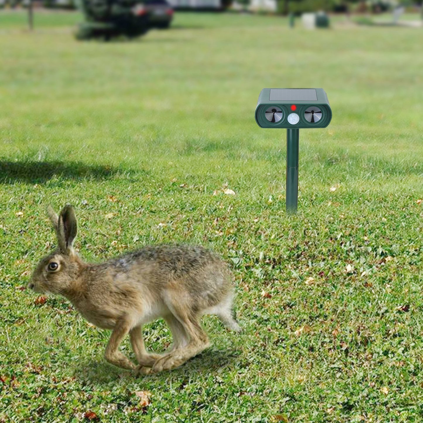 Ultrasonic Animal Repeller Solar Powered Motion Sensor Repellent - Home Brains And Brawn