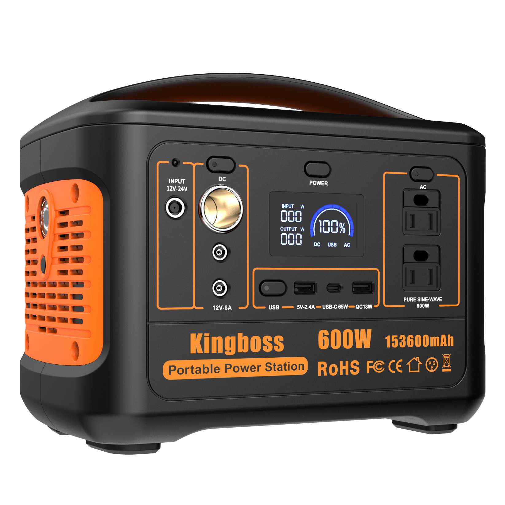 Portable Power Station Solar Generator - HomeBrainsandBrawn