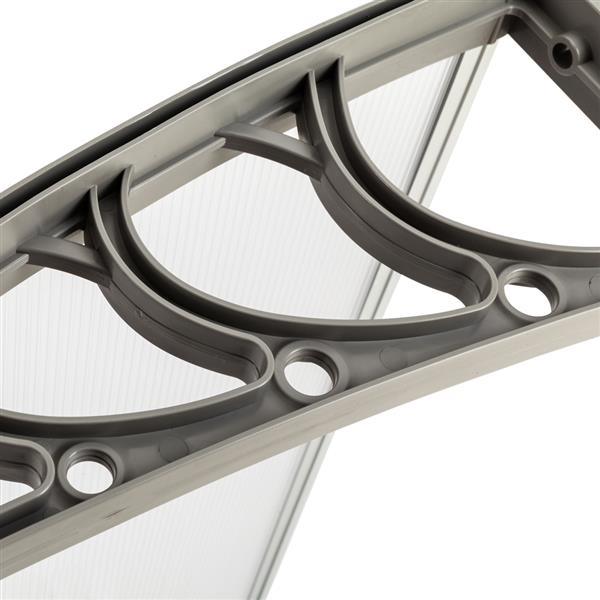 Household Application Door & Window Awnings Brown Board & Black Holder - Home Brains And Brawn