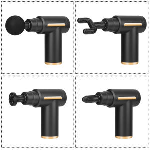 Percussion Massage Gun USB Type C Rechargeable Deep Tissue Vibration Massager - Home Brains And Brawn