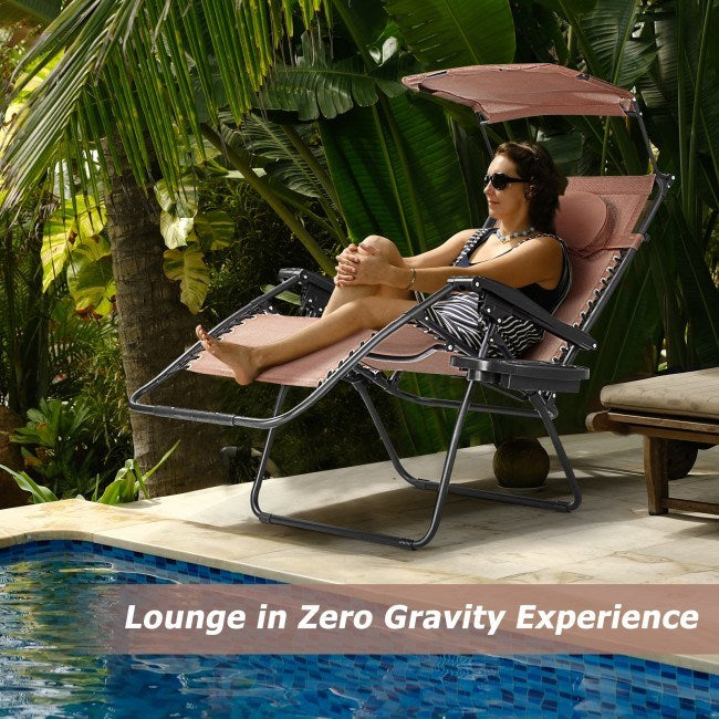 Folding Recliner Lounge Chair - HomeBrainsandBrawn
