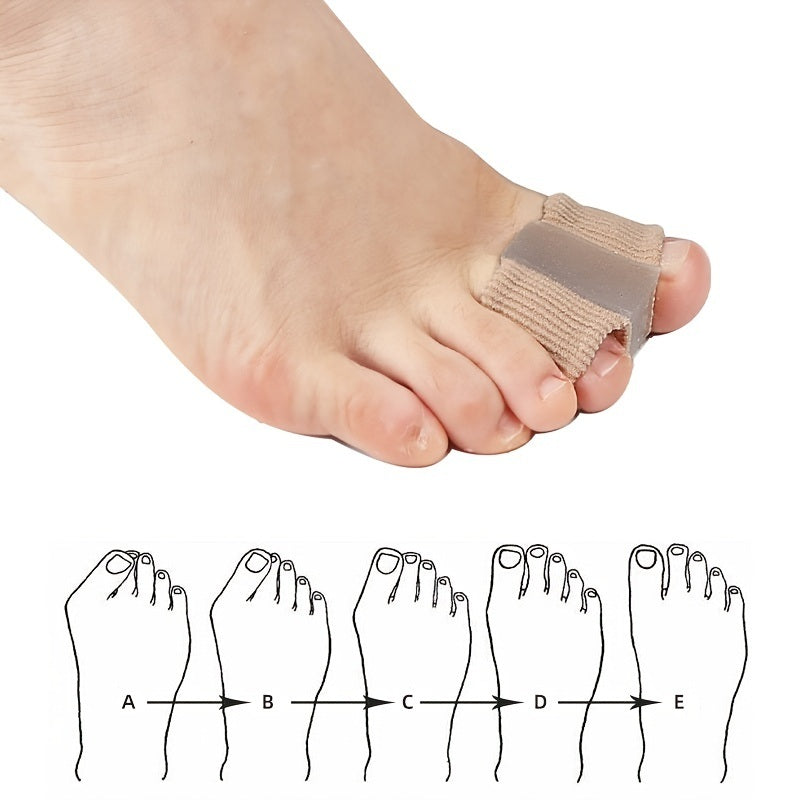1pc Toe Spacer (0.6in/0.7in) Train; Straighten; & Realign Toes - Home Brains And Brawn