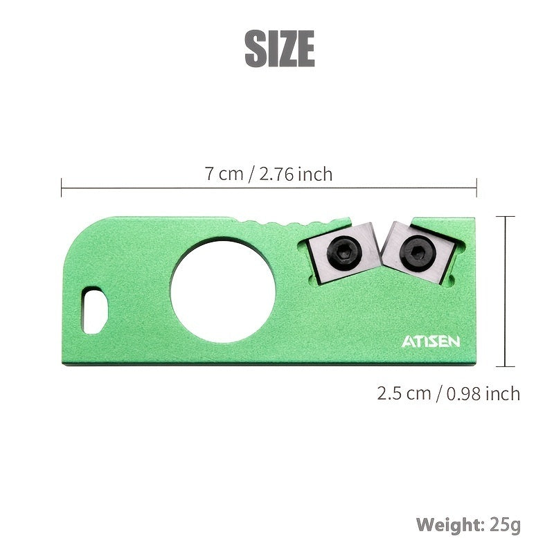 Aluminum Alloy Portable Knife Sharpener For Outdoor Taser - Home Brains And Brawn