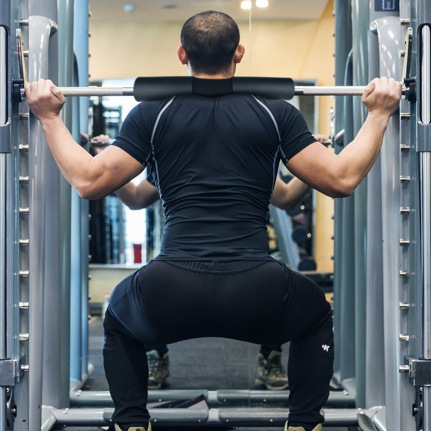 Barbell Pad Support Squat Bar Foam Cover Pad Weight Lifting Pull Up Neck Shoulder Protector - Home Brains And Brawn