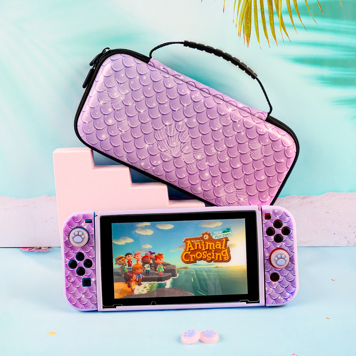 Pink Unicorn Carrying Case Compatible