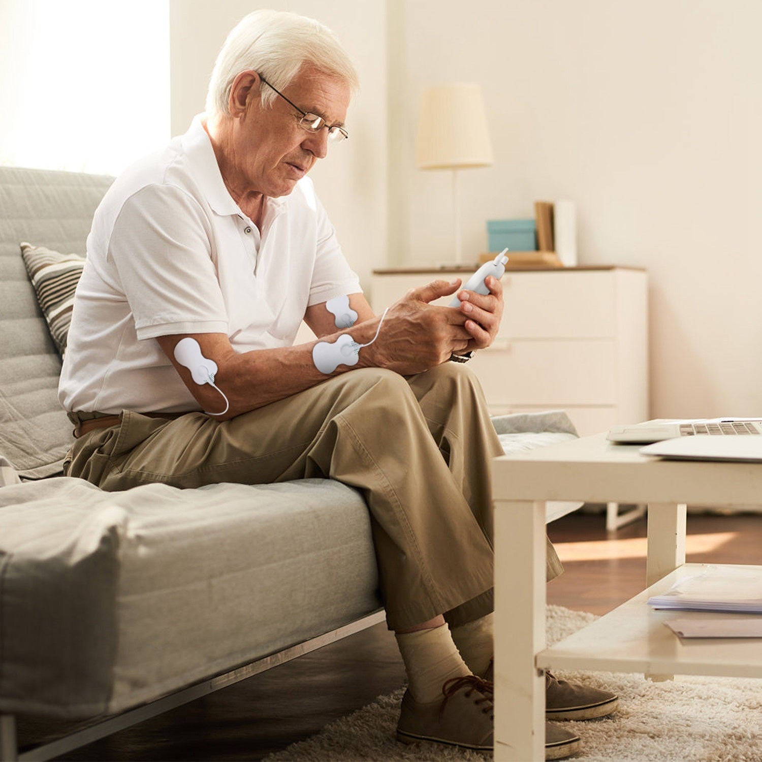 Electric Muscle Stimulator Dual Channels Pulse Massager - Home Brains And Brawn