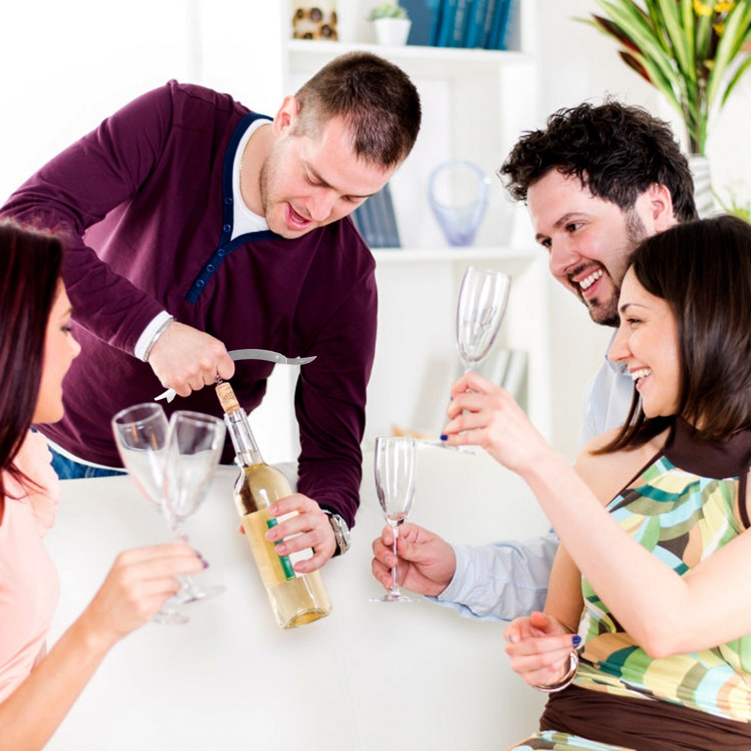 3Pcs Corkscrew Bottle Opener Set - Home Brains And Brawn