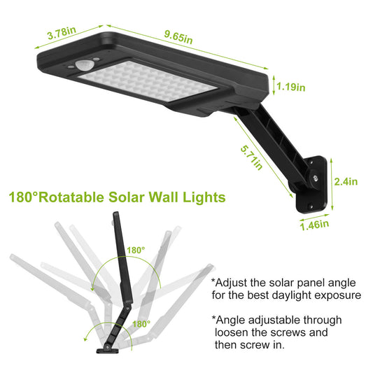 Solar Wall Light Outdoor - Home Brains And Brawn