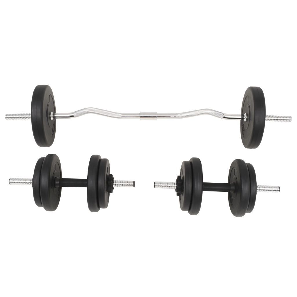 Barbell and Dumbbell Set 66.1 lb - Home Brains And Brawn