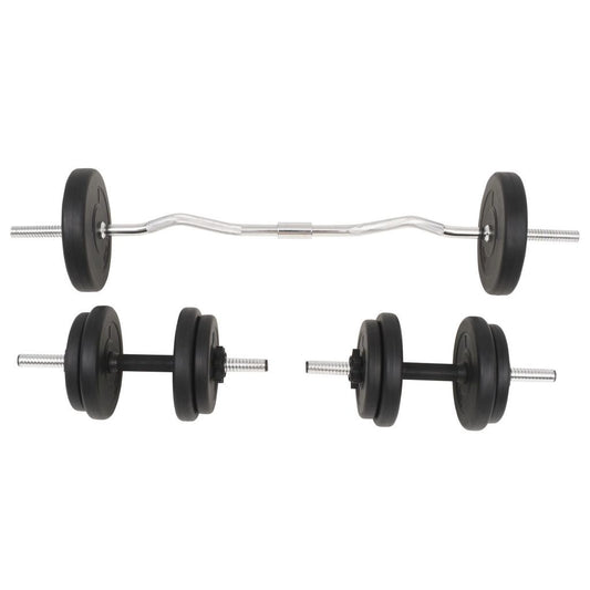 Barbell and Dumbbell Set 66.1 lb - Home Brains And Brawn