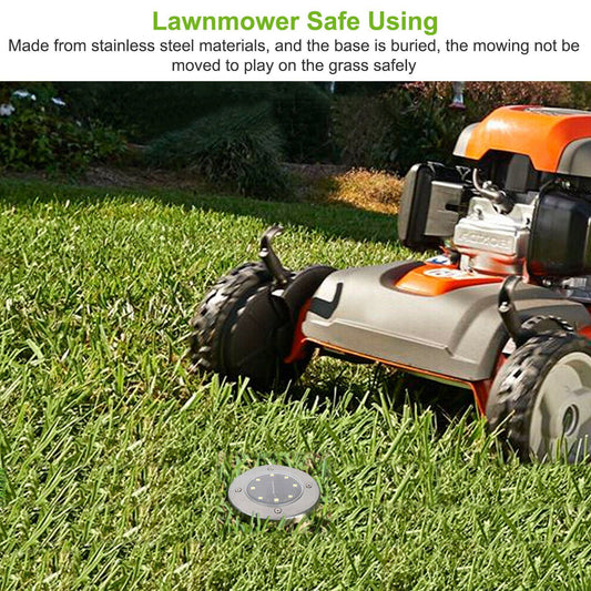 Solar Powered Ground Light Outdoor - Home Brains And Brawn