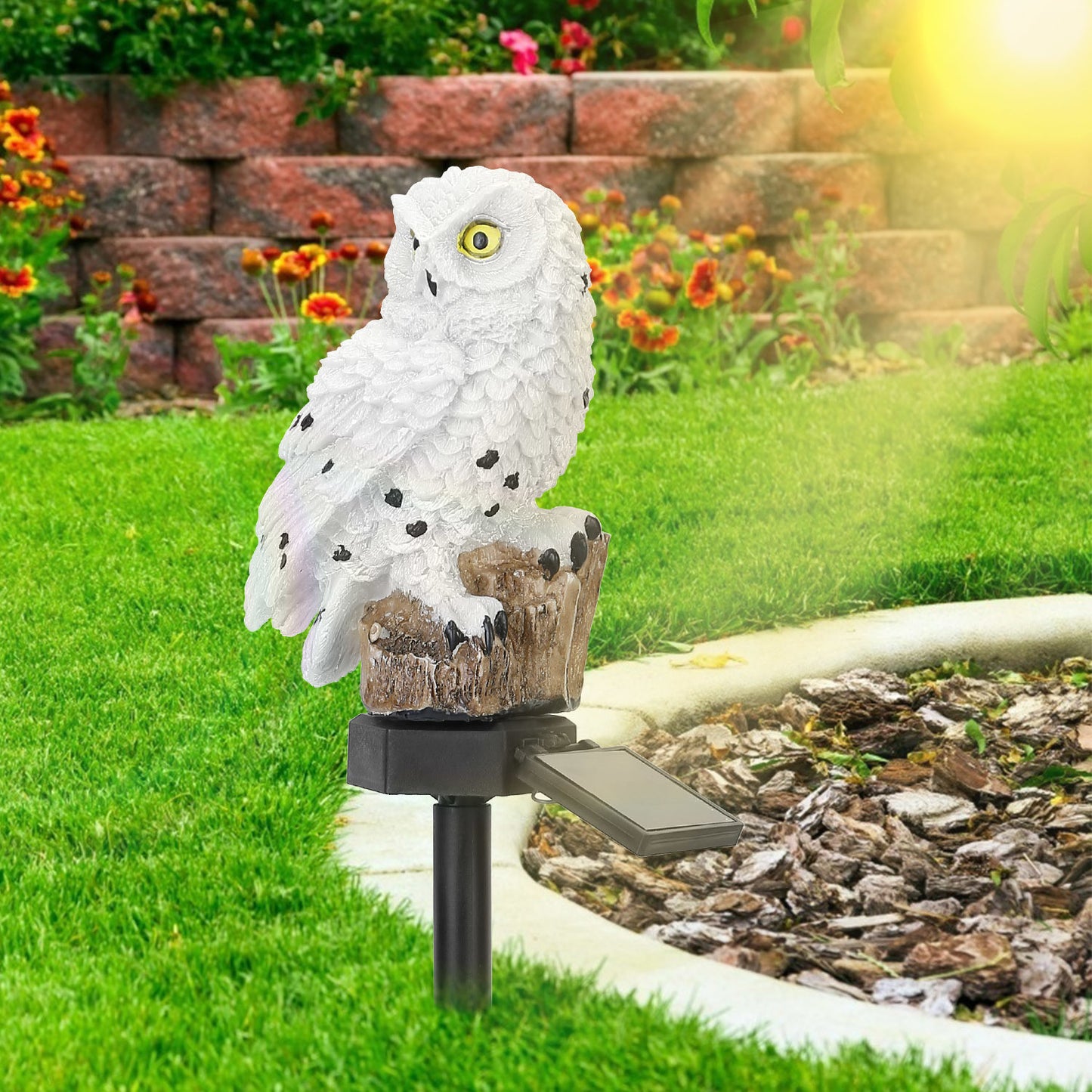Solar Powered Owl Garden Light - HomeBrainsandBrawn