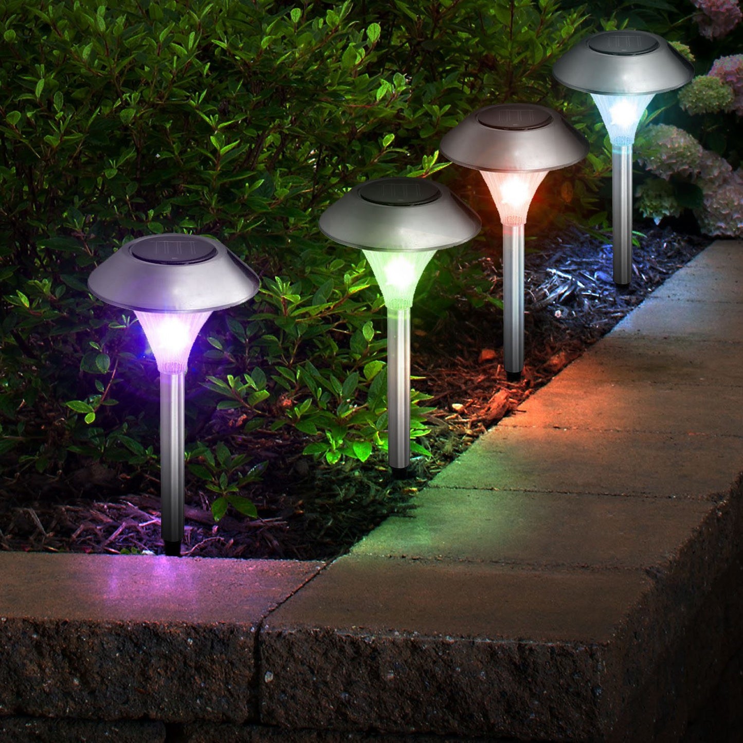 4Packs Solar Garden Lights Outdoor - Home Brains And Brawn