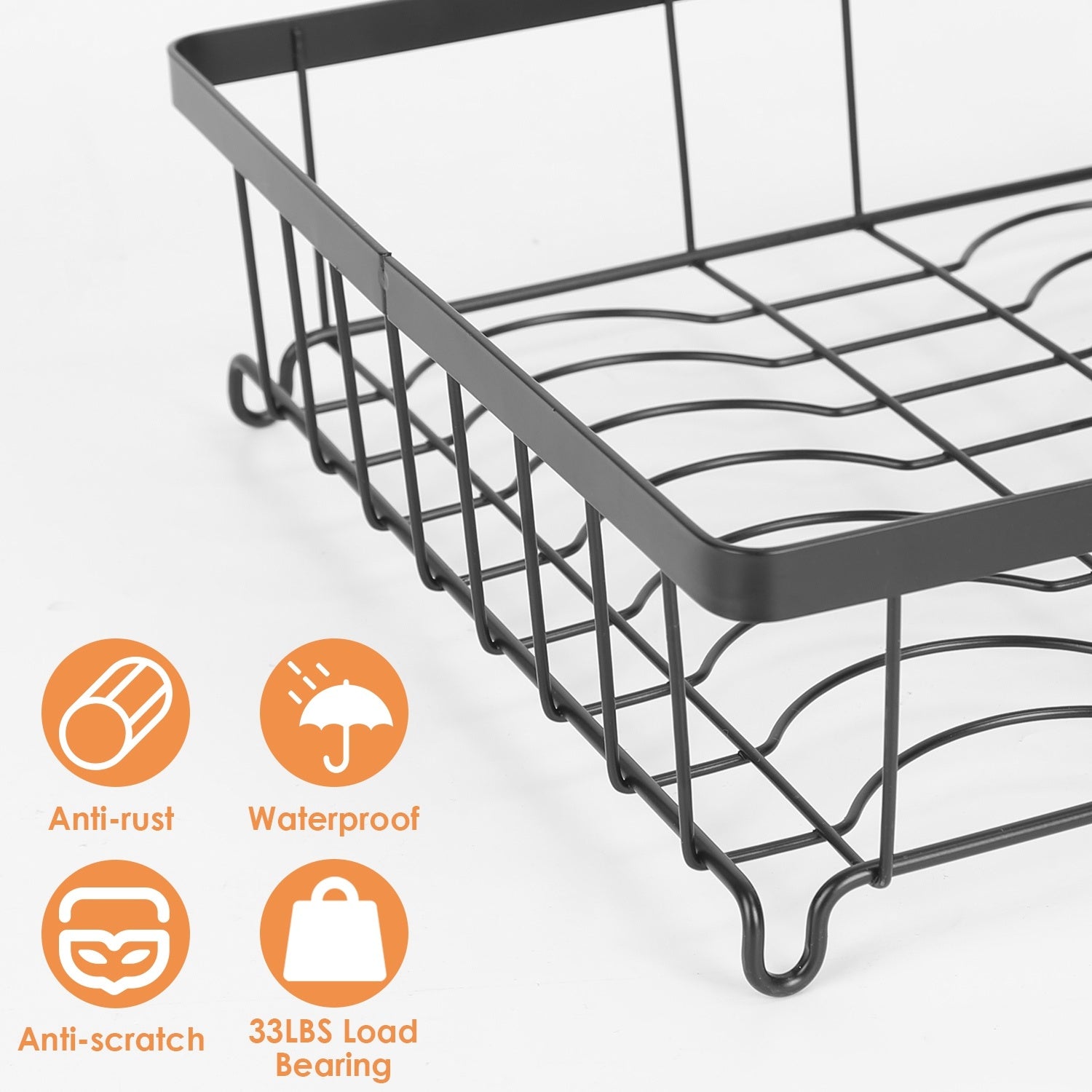 Dish Drying Rack for Kitchen Counter - HomeBrainsandBrawn