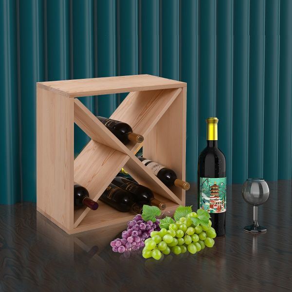 24 Bottle Modular Wine Rack - HomeBrainsandBrawn