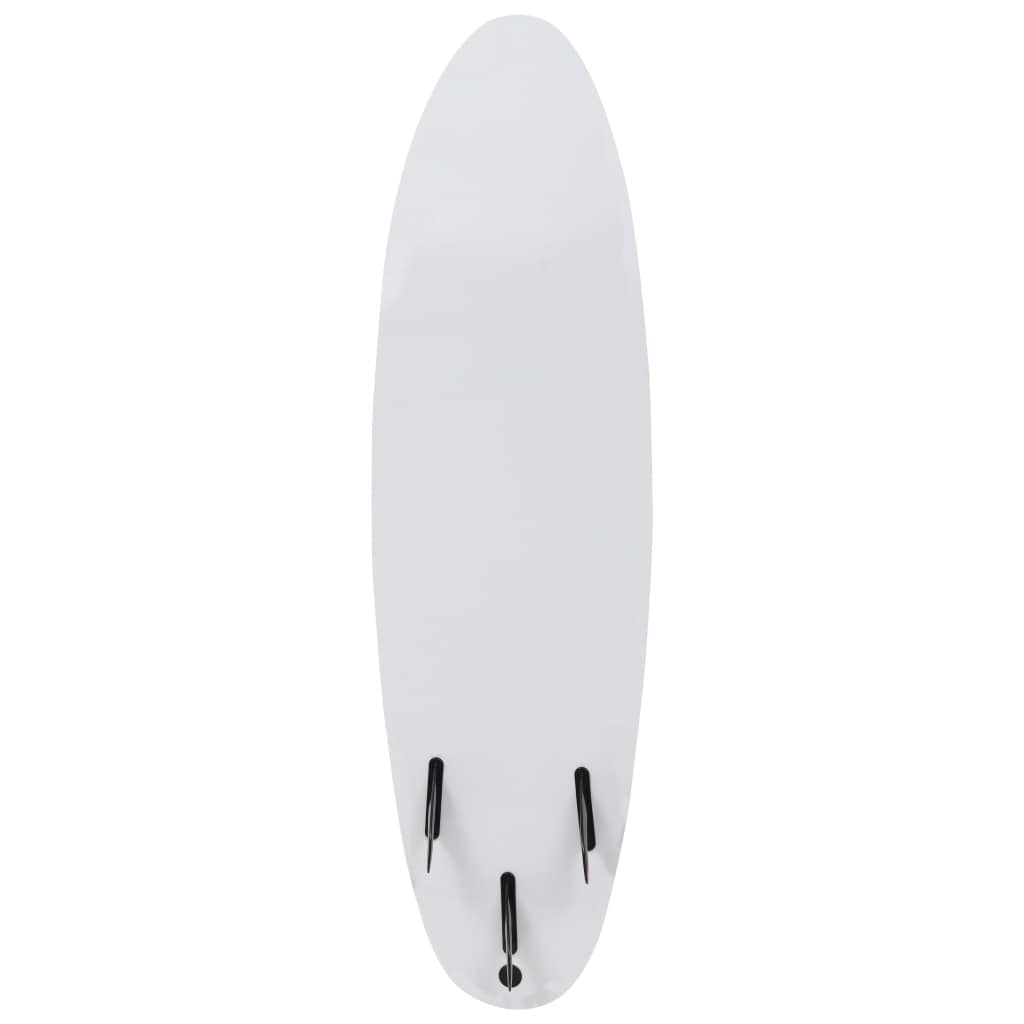 Surfboard 66.9" Blue and Cream - Home Brains And Brawn