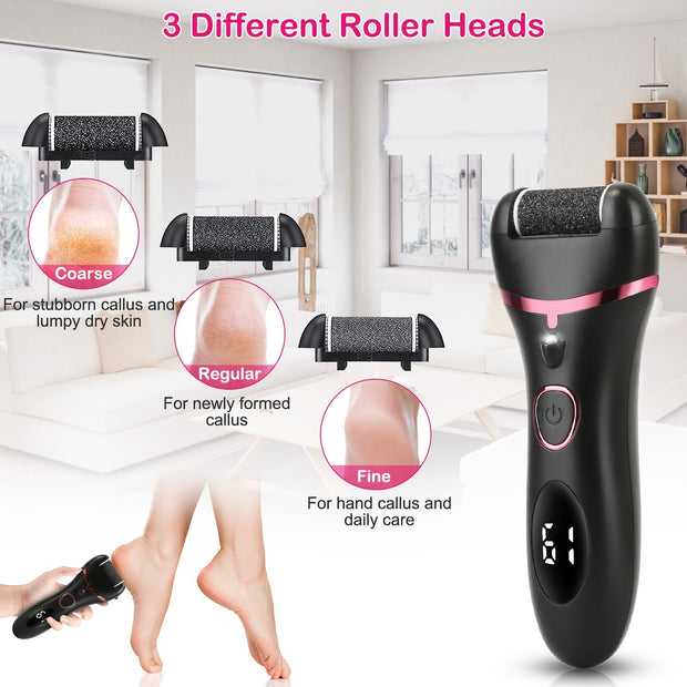 Electric Foot Callus Remover Foot Grinder Rechargeable - Home Brains And Brawn