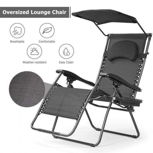 Folding Recliner Lounge Chair - HomeBrainsandBrawn