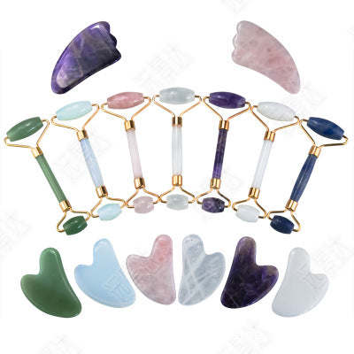 Gemmalina Rock N Roll Natural Gem Rollers and Gem Stones To Grow Young Gracefully HSM - Home Brains And Brawn