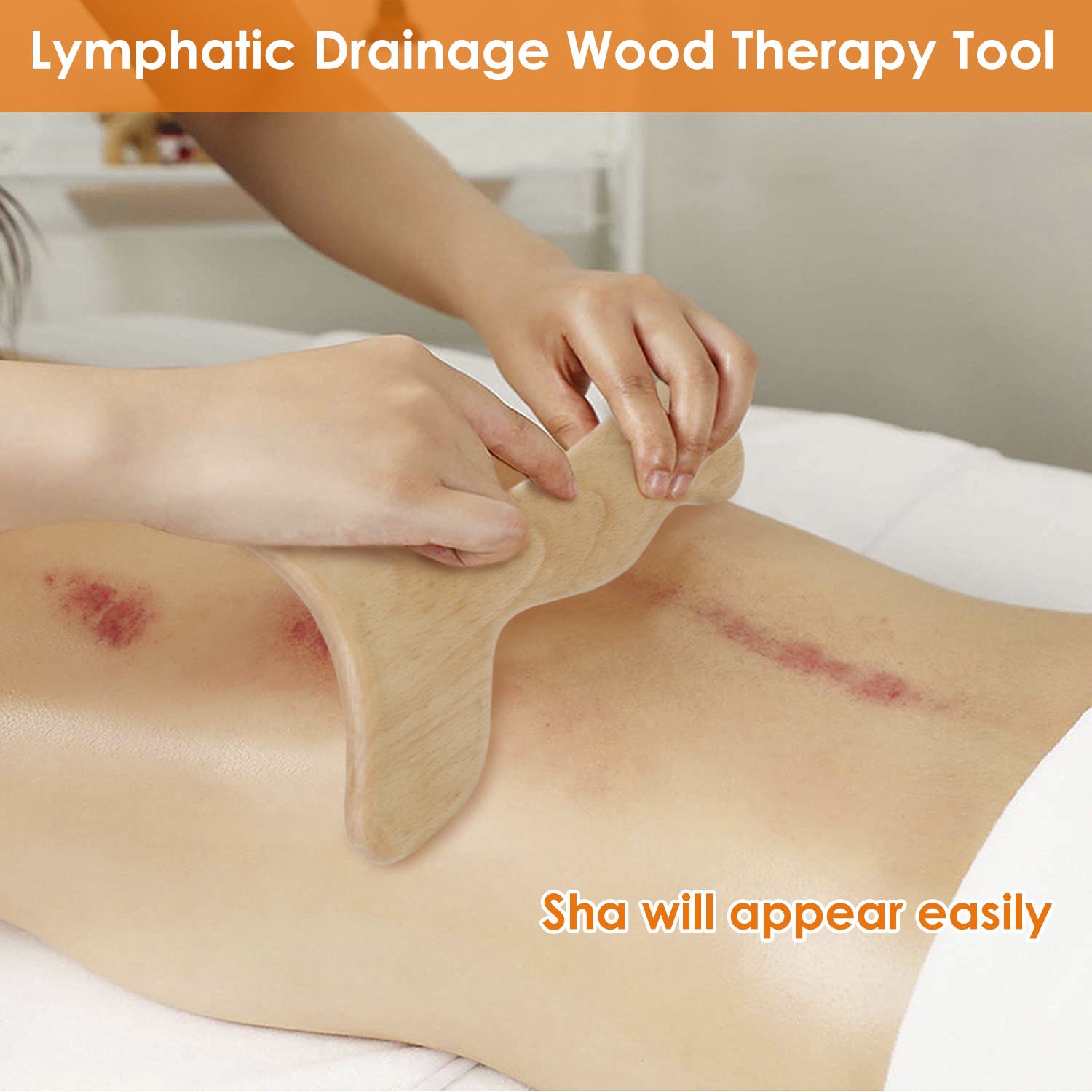 Wood Therapy Massage Tool Lymphatic Drainage Paddle Wooden Scraping Tools Therapy Massager - Home Brains And Brawn