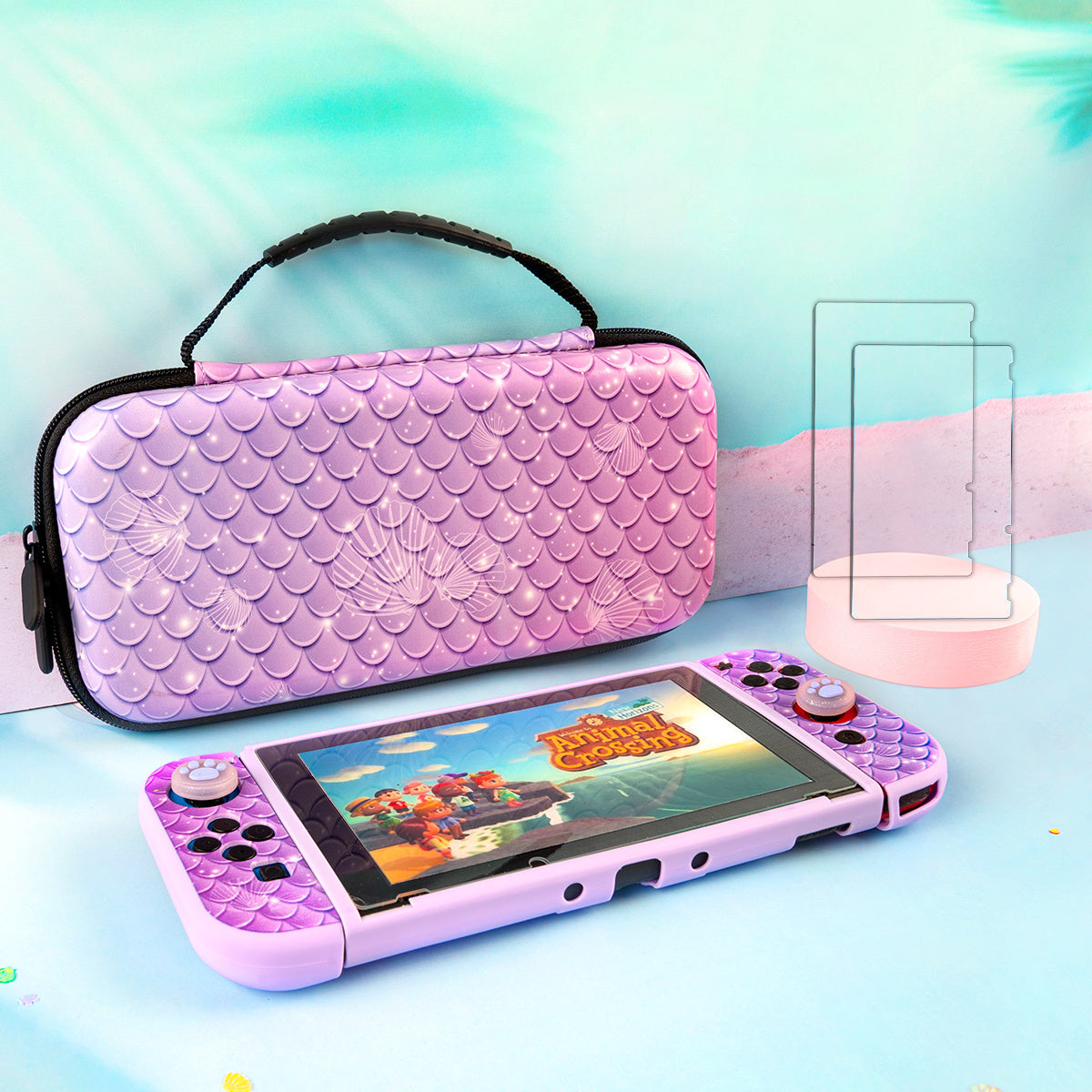 Pink Unicorn Carrying Case Compatible