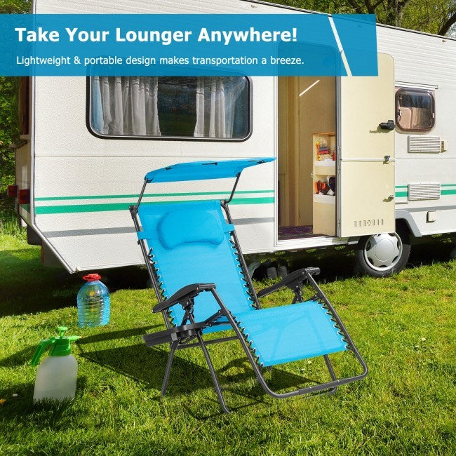 Folding Recliner Lounge Chair - HomeBrainsandBrawn