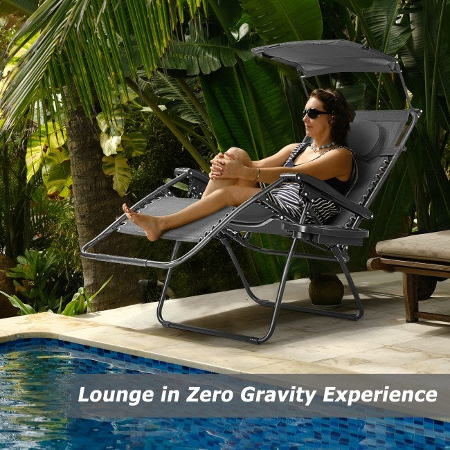 Folding Recliner Lounge Chair - HomeBrainsandBrawn