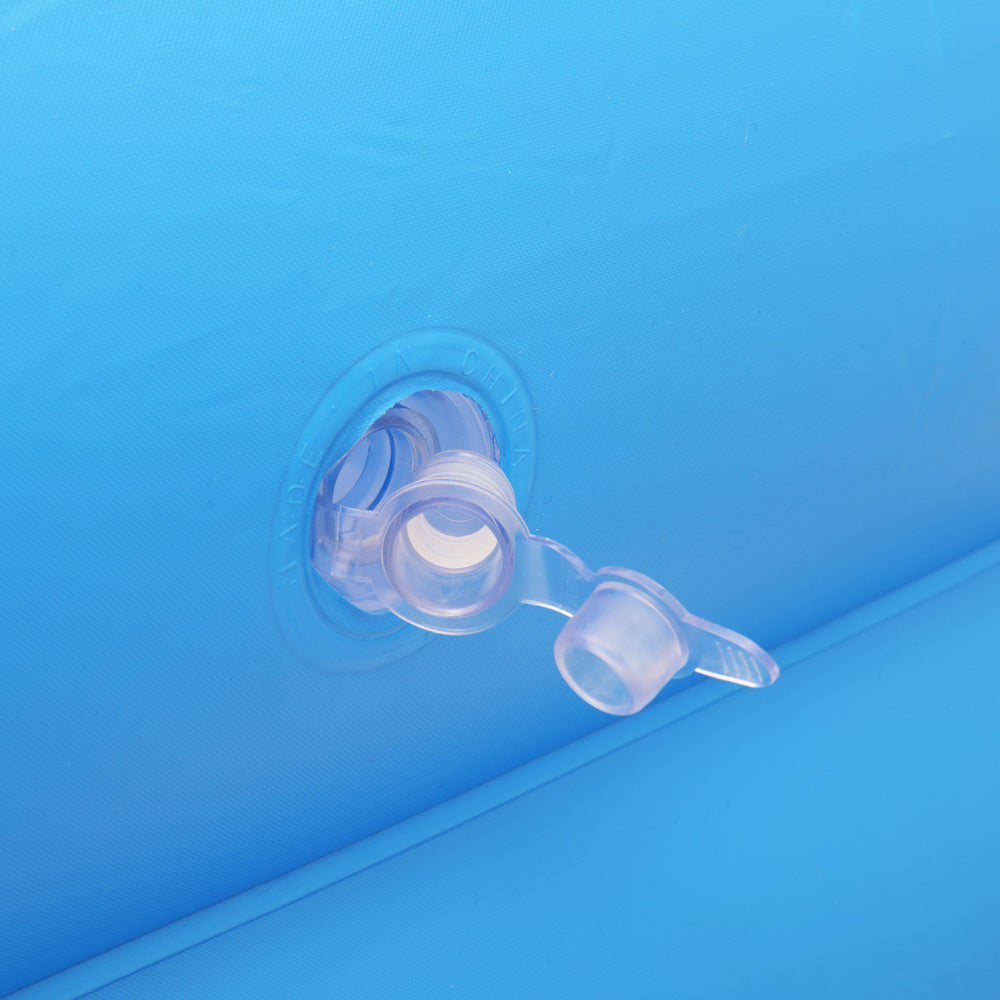 blue PVC cuboid with wall thickness of 0.3mm for inflatable swimming pool - Home Brains And Brawn