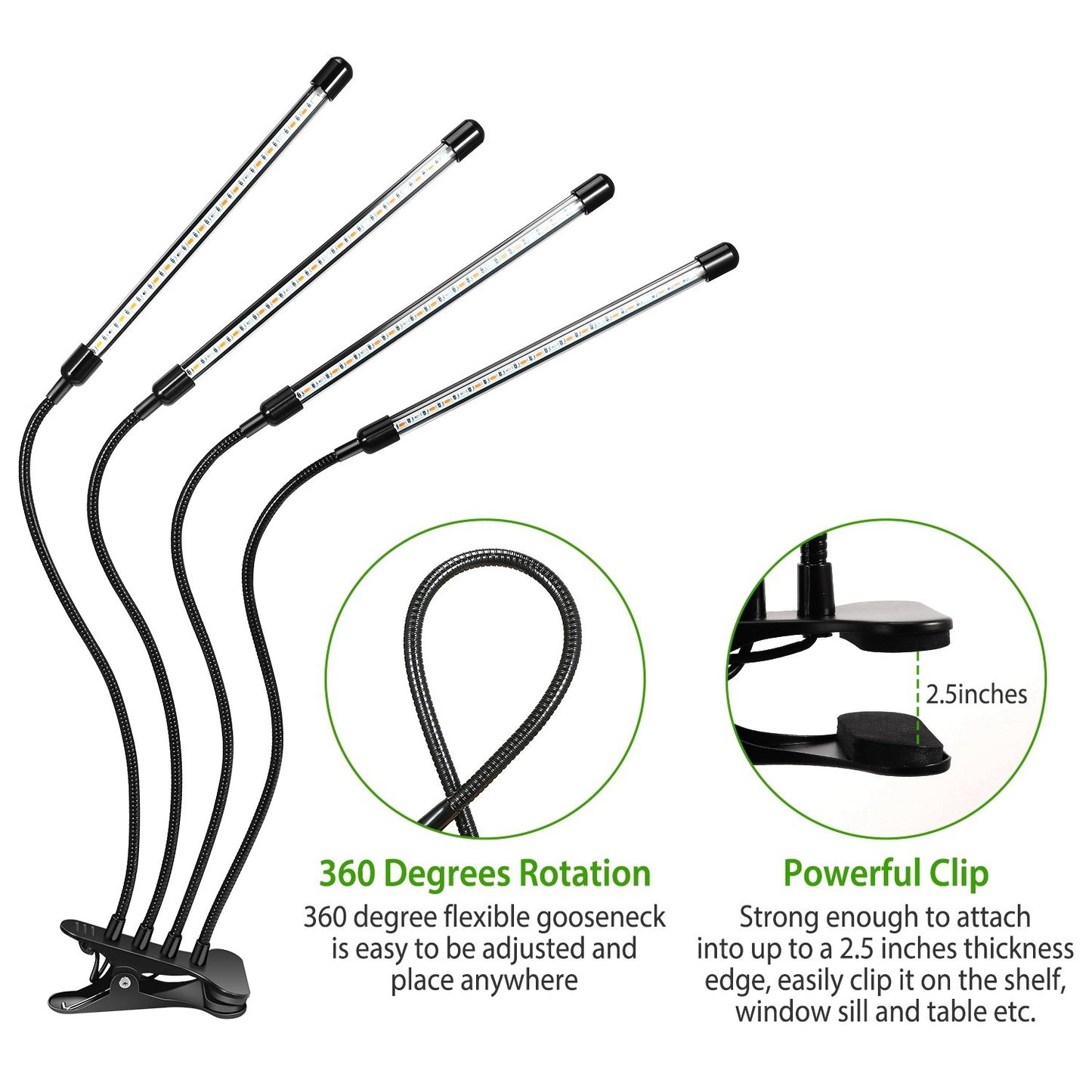 Grow Lights for Indoor Plants, iMounTEK 80W 80 LEDs Plant Lights - Home Brains And Brawn