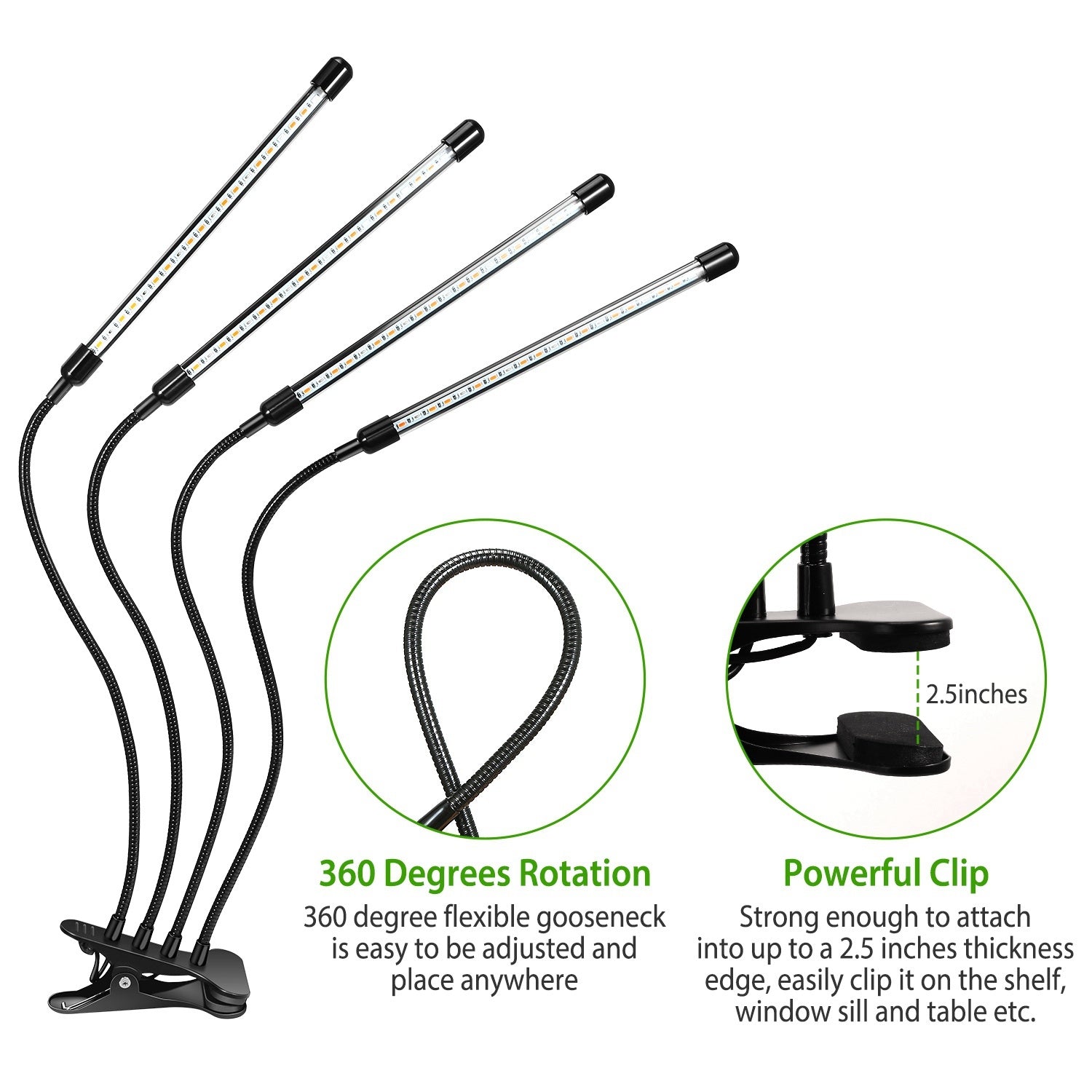 Grow Lights for Indoor Plants, iMounTEK 80W 80 LEDs Plant Lights - Home Brains And Brawn