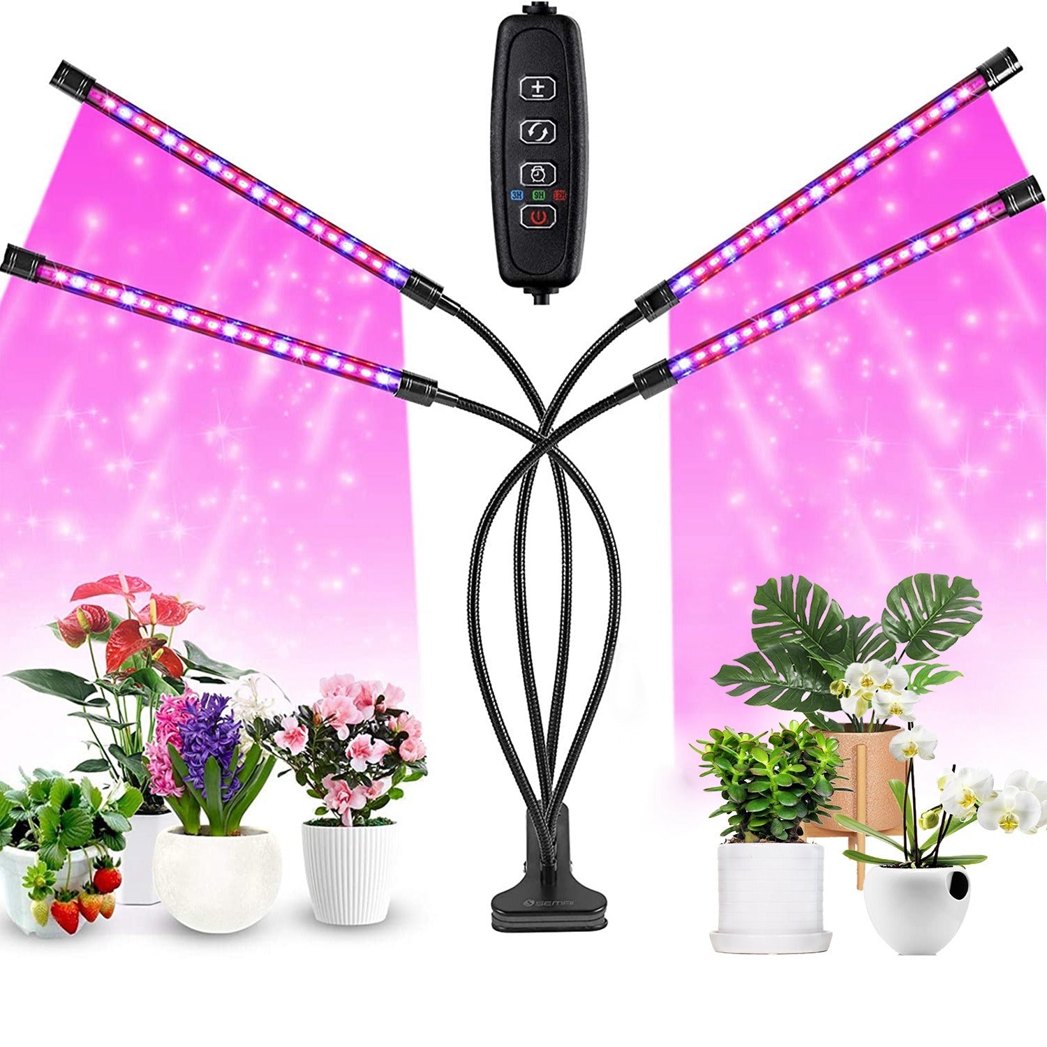 Grow Lights for Indoor Plants, iMounTEK 80W 80 LEDs Plant Lights - Home Brains And Brawn