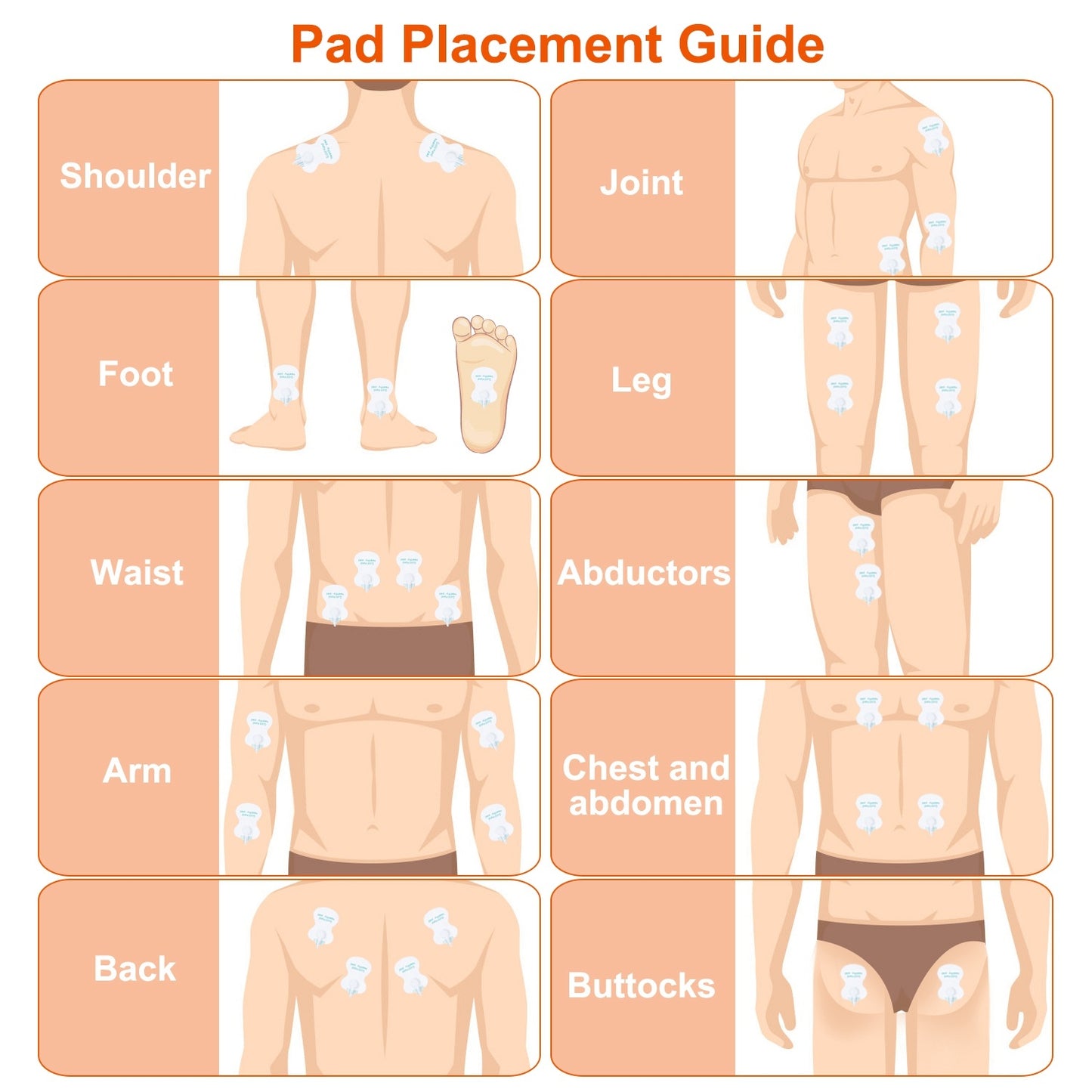 Electric Muscle Stimulator Dual Channels Pulse Massager - Home Brains And Brawn