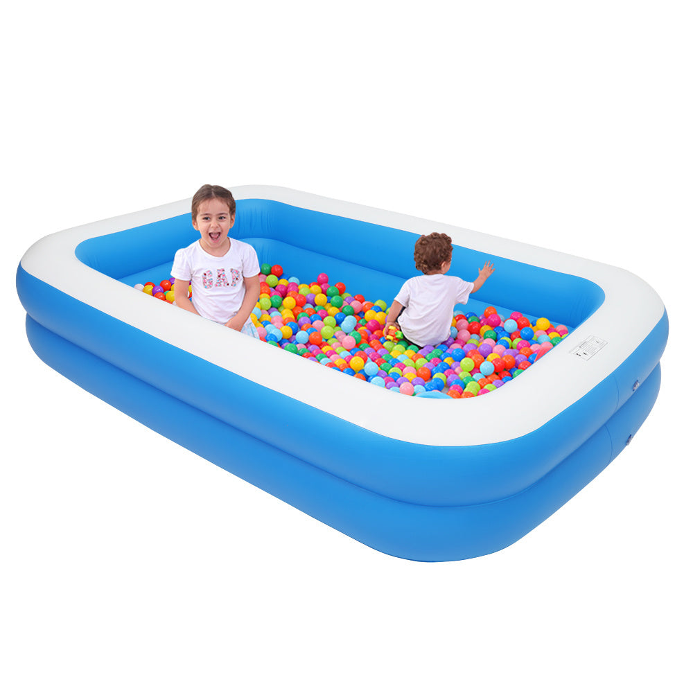 blue PVC cuboid with wall thickness of 0.3mm for inflatable swimming pool - Home Brains And Brawn