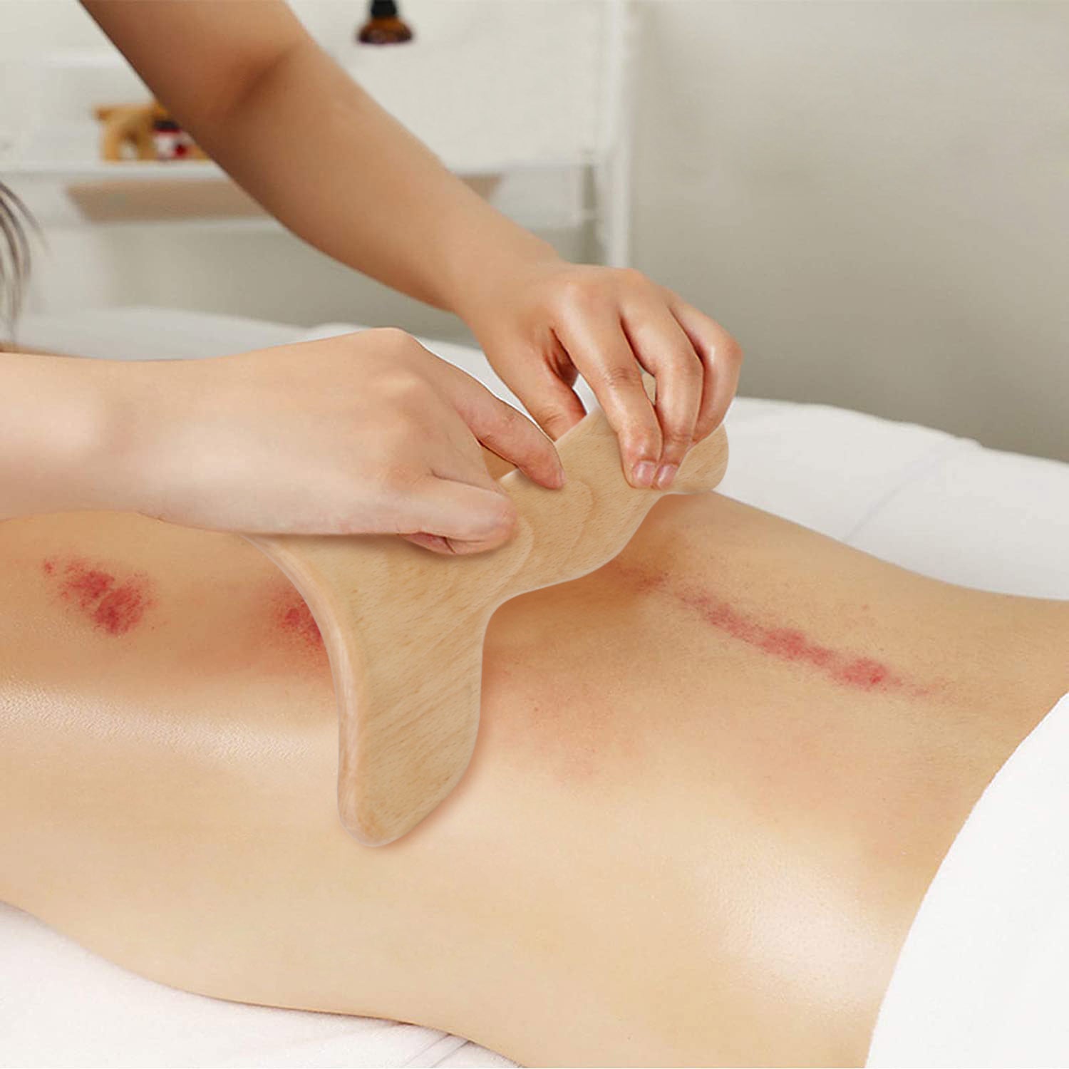 Wood Therapy Massage Tool Lymphatic Drainage Paddle Wooden Scraping Tools Therapy Massager - Home Brains And Brawn