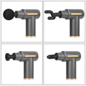 Percussion Massage Gun USB Type C Rechargeable Deep Tissue Vibration Massager - Home Brains And Brawn