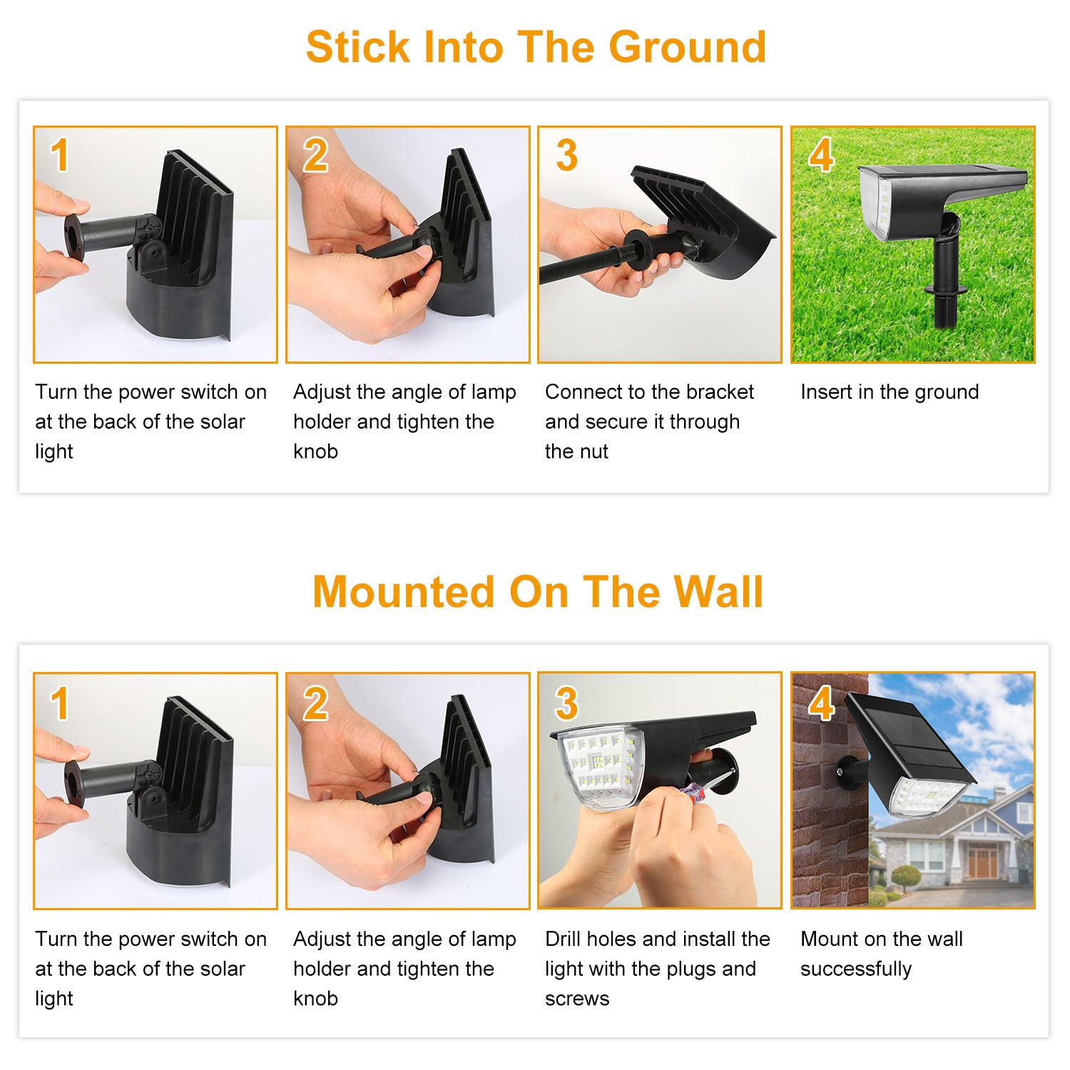 Solarek 32 LEDs Solar Landscape Spotlights - Home Brains And Brawn