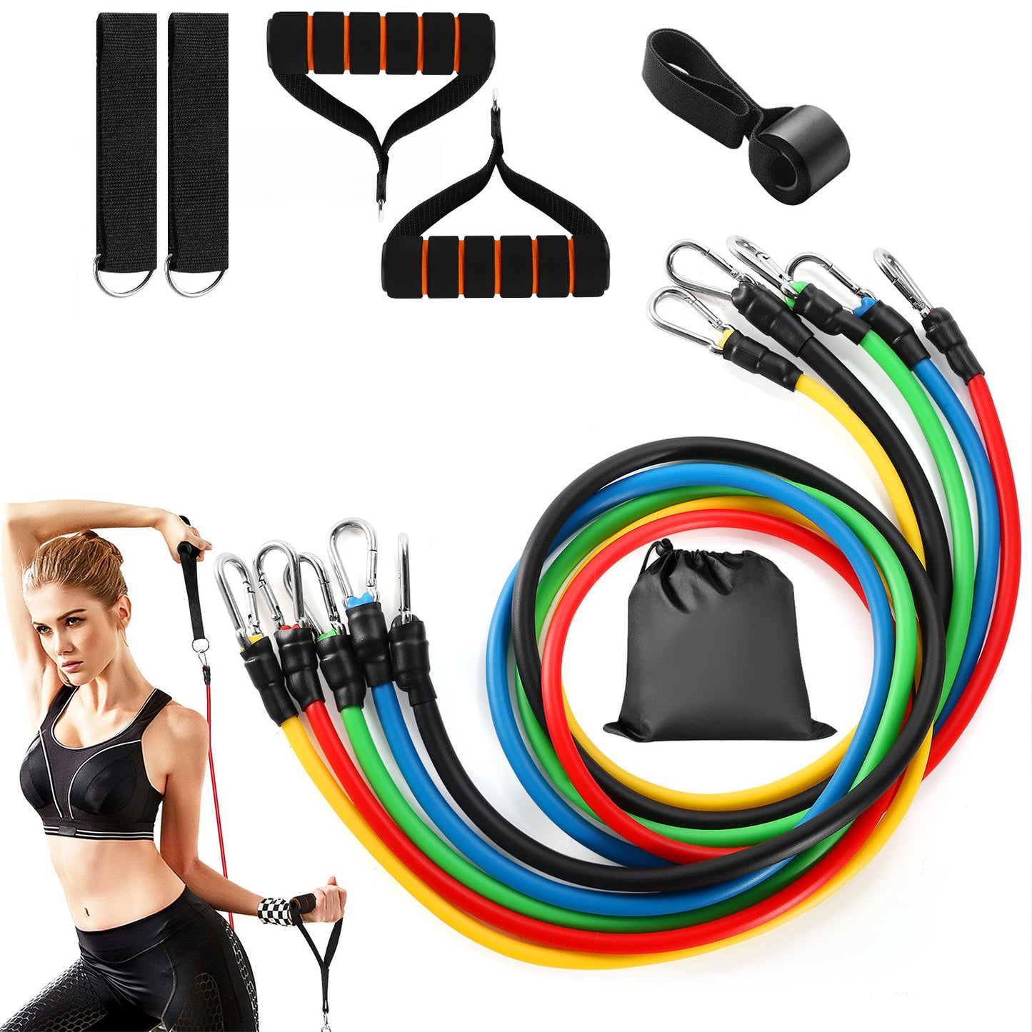 11Pcs Resistance Bands Set - Home Brains And Brawn