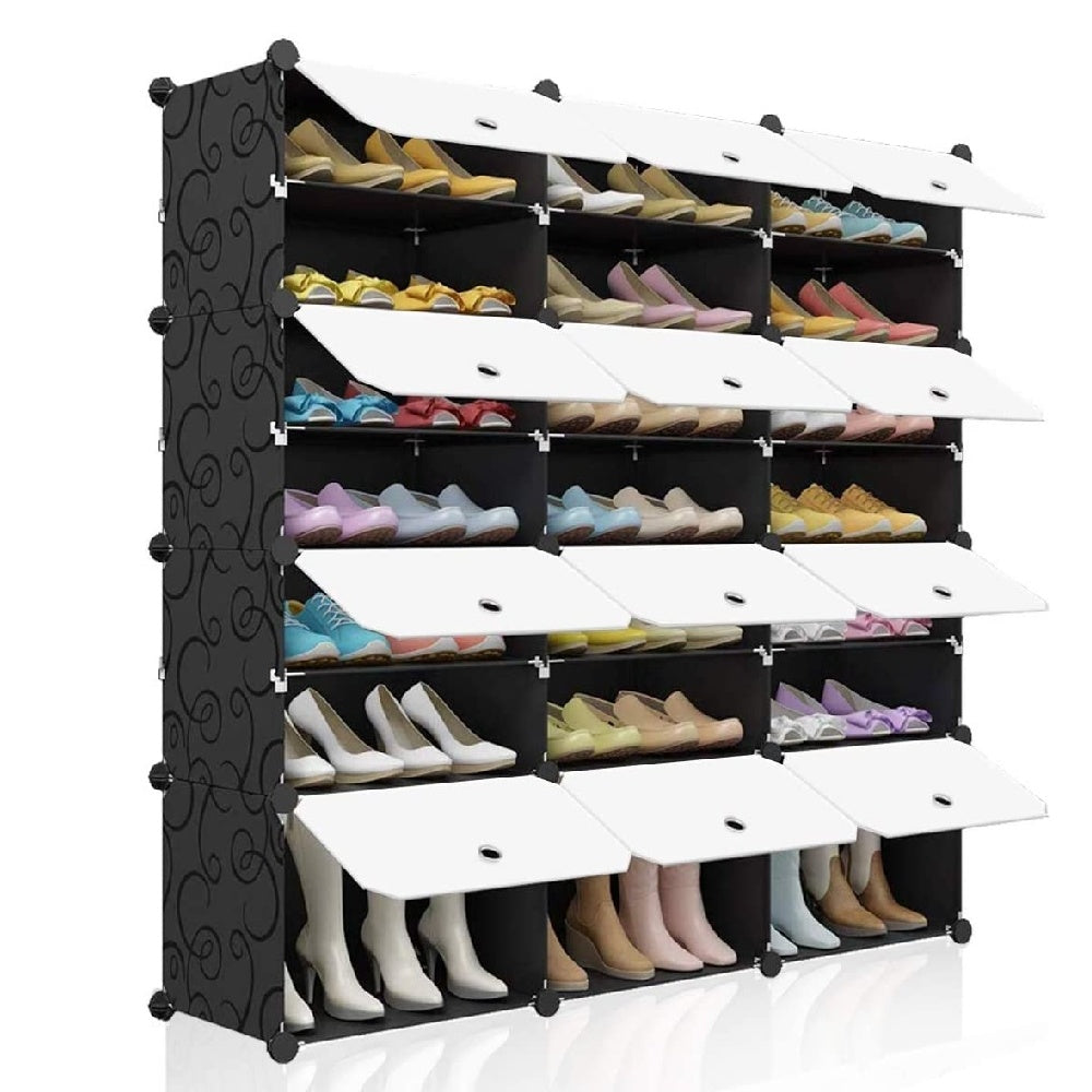 7 Tiers Portable Shoe Rack - Home Brains And Brawn